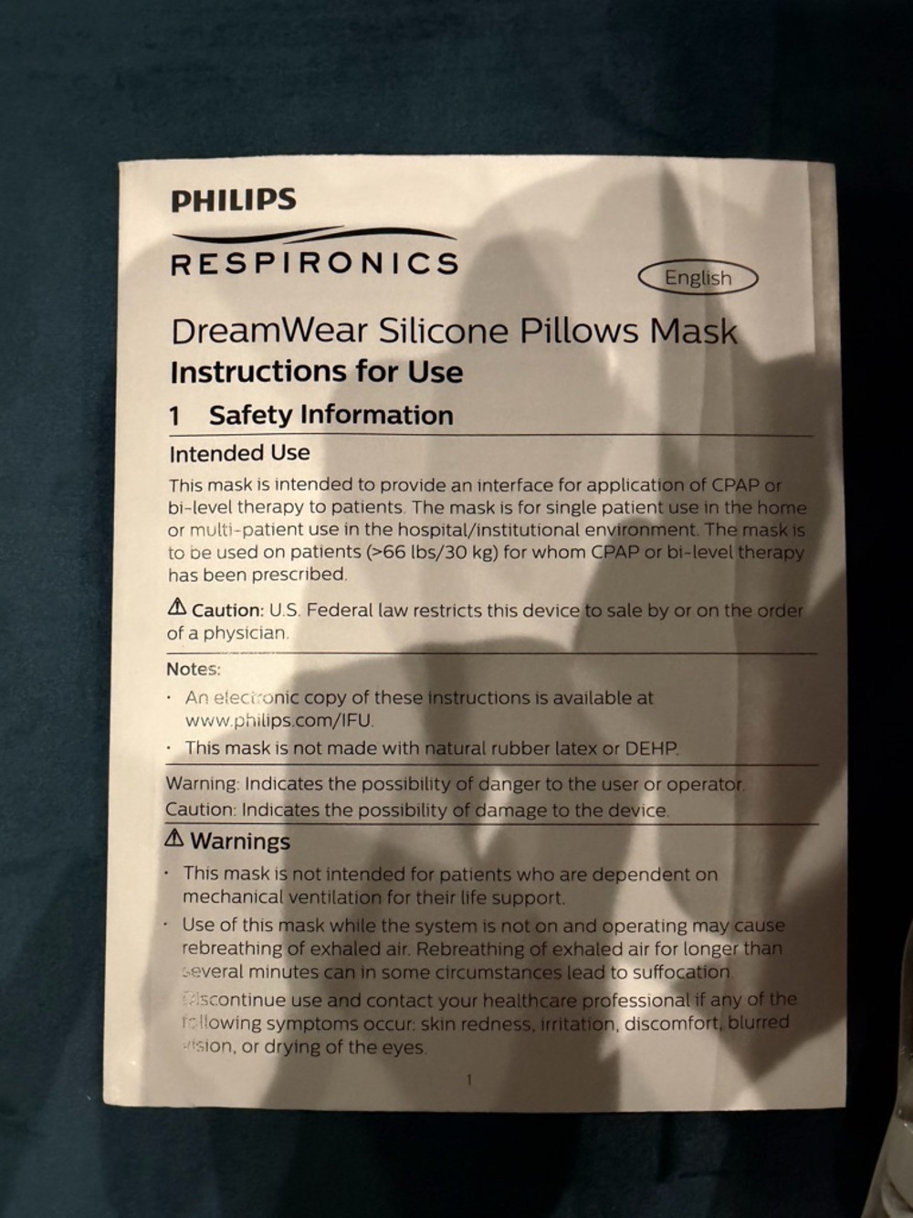 Philips REAPIRONICS silicone pillows mask - Picture 7 of 7